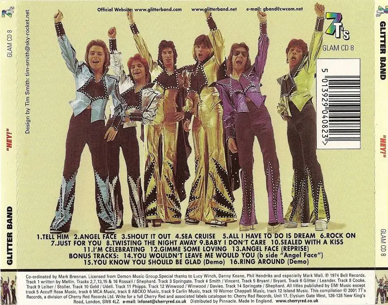 Tell him. Глиттер бэнд 1974. The glitter Band Hey 1974. The glitter Band Hey!. The glitter Band Hey 1974 lossless.