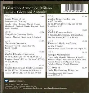 Il Giardino Armonico, Giovanni Antonini: Bach, Biber, Corelli, Locke, Monteverdi, Rossi, Vivaldi [11CDs] (2006)