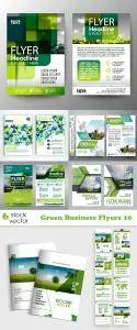 Vectors - Green Business Flyers 10