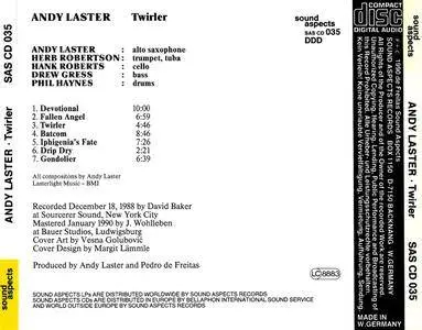 Andy Laster - Twirler (1990) {Sound Aspects SAS CD 035 rec 1988}