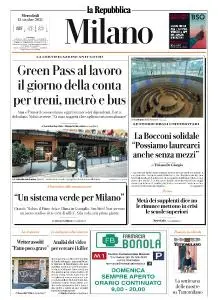la Repubblica Milano - 13 Ottobre 2021