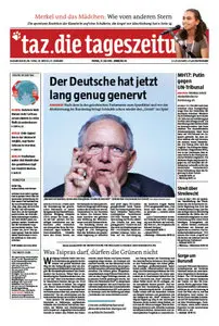 Tageszeitung TAZ vom 17 Juli 2015