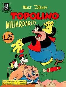 Albi della Rosa 53 - Topolino Miliardario ( 1955-11-13)