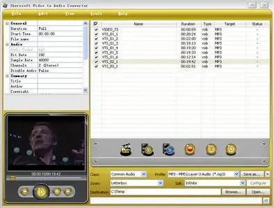 3herosoft Video to Audio Converter v3.2.5.0727