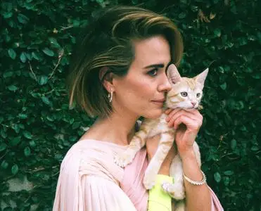 Sarah Paulson by Gia Coppola for FLAUNT #163 November 2018