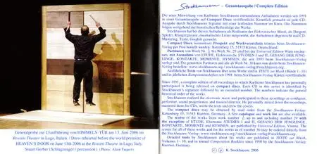 Karlheinz Stockhausen - Himmels-Tür, 4th Stunde aus Licht (2006) {Stockhausen-Verlag No. 86}