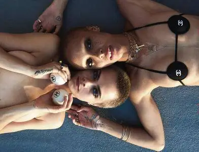 Cara Delevingne And Adwoa Aboah By Cass Bird For Chaos Sixtynine