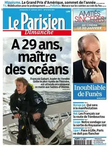 Le Parisien du Dimanche 27 Janvier 2013