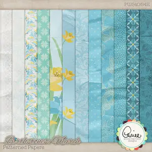 Scrap Kit - Birthstones: March