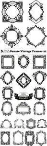 Vectors - Ornate Vintage Frames 21