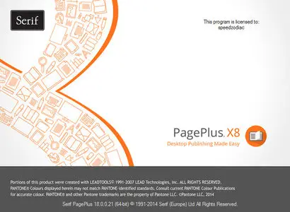 Serif PagePlus X8 v18.0.0.21