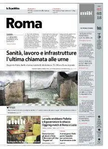 la Repubblica Roma - 3 Marzo 2018