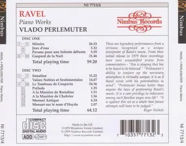 Ravel - Piano Works - Vlado Perlemuter (1973) {2CD Set Nimbus NI 7713/4 rel 1996}