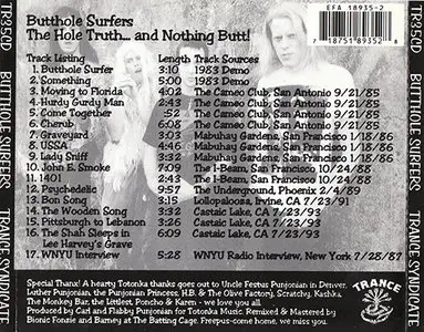 Butthole Surfers - The Hole Truth...And Nothing Butt! (1995) {Reuploaded}