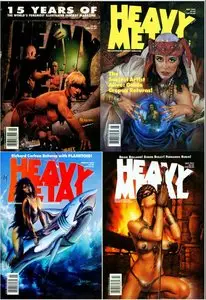 Heavy Metal Magazine, 1992 (Vol.15 №02, 03, 06, 06, Vol.16 №01, Vol.17 №04 + special - 15 Years of Heavy Metal