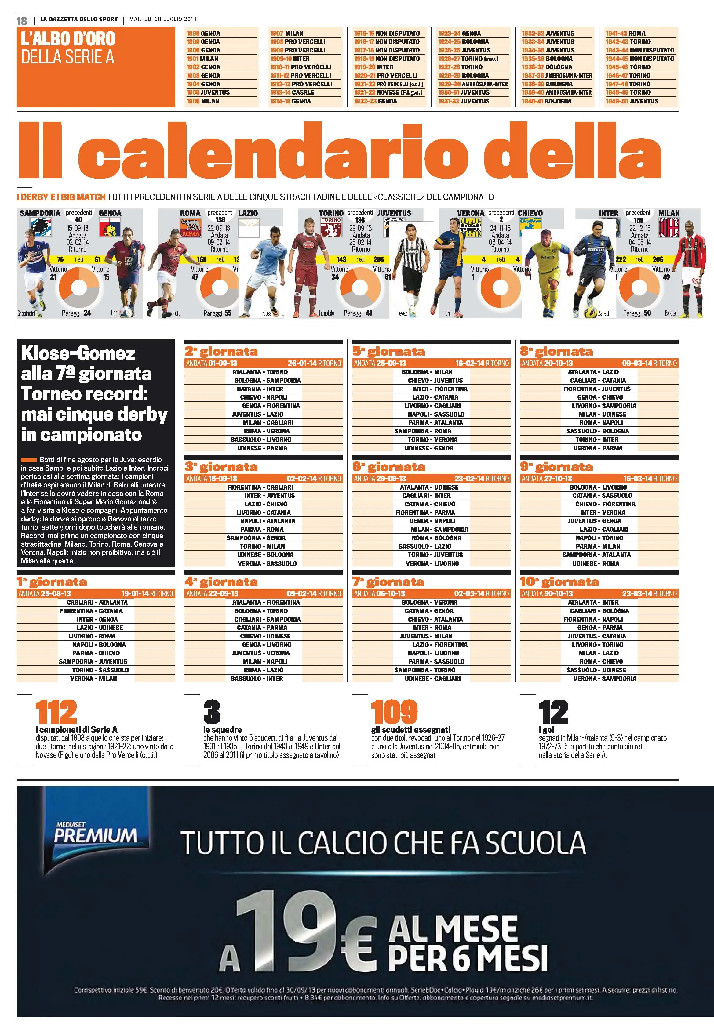 La Gazzetta dello Sport (30-07-13)