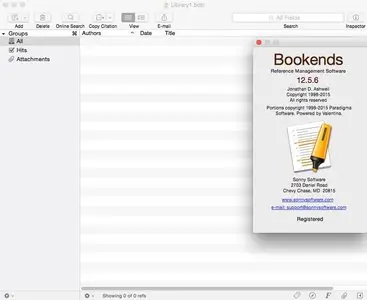 Bookends 12.5.6 Mac OS X