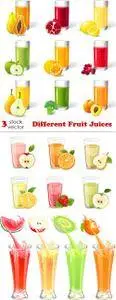 Vectors - Different Fruit Juices