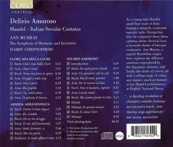 Ann Murray - Handel: Delirio Amoroso - Italian Secular Cantatas (2005)