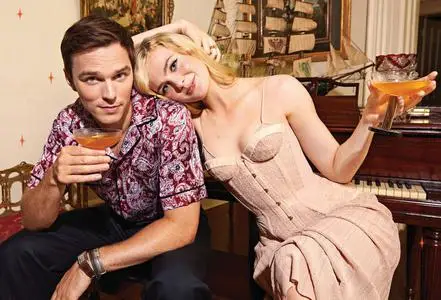 Elle Fanning and Nicholas Hoult by Ren Adkins for Entertainment Weekly December 2021