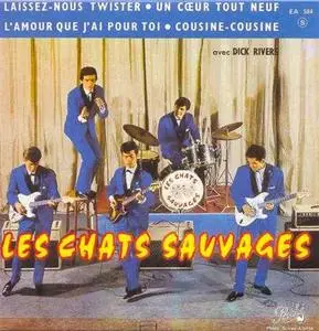 Dick RIVERS & Les Chats Sauvages - Integrale des 45 Tours + Pochettes