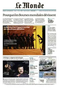 Le Monde du 17 18 Janvier 2016