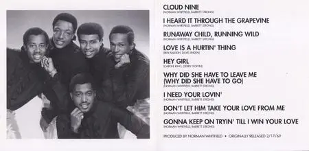 The Temptations - Cloud Nine (1969) [1991, Reissue]