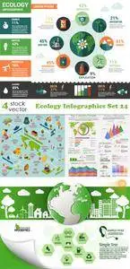 Vectors - Ecology Infographics Set 24