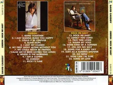 David Cassidy - Cherish (1972) & Rock Me Baby (1972) [2012, Remastered Reissue]