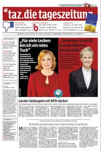 Tageszeitung TAZ vom 01 Dezember 2012