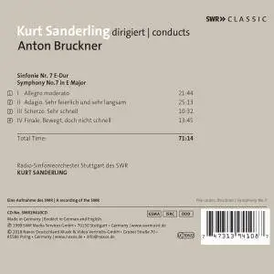 Kurt Sanderling & Radio-Sinfonieorchester Stuttgart des SWR - Bruckner: Symphony No. 7, WAB 107 (2018)
