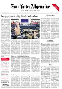 Frankfurter Allgemeine Zeitung F.A.Z. mit Rhein-Main Zeitung - 27. März 2019
