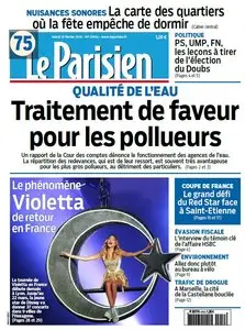 Le Parisien + Journal de Paris du Mardi 10 Février 2015