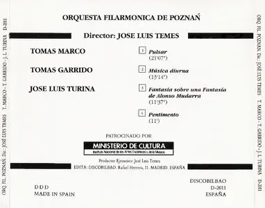 Marco - Pulsar, Garrido - Musica Diurna, Turina - Fantasía, Pentimento (Poznan Philharmonic - Temes)