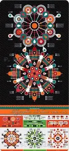 Infographics and chart vector set 9