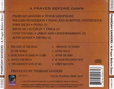 Pharoah Sanders - A Prayer Before Dawn (1987) {Evidence}