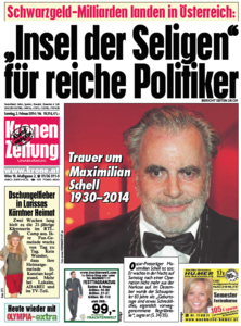 Kronen Zeitung, 02. Februar.2014