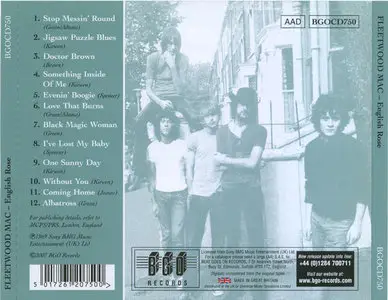 Fleetwood Mac - English Rose (1969) [2007, BGO Records, BGOCD750] Repost