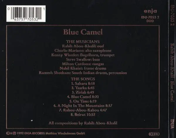 Rabih Abou-Khalil - Blue Camel (1992) {Enja}