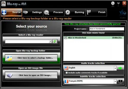 VSO Blu-ray to AVI 1.1.0.16