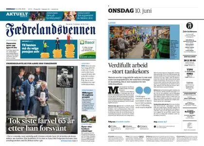 Fædrelandsvennen – 10. juni 2020