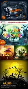 Vectors - Halloween Backgrounds Set 2