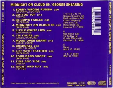 George Shearing Quintet & Red Norvo Trio - Midnight On Cloud 69 (1993)