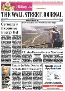 Wallstreet Journal Europe August 28 2014