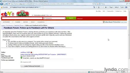 eBay for Buyers Essential Training