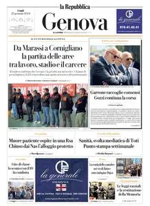 la Repubblica Genova - 25 Gennaio 2024