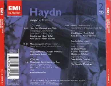 Rundfunkschor Leipzig, Staatskapelle Dresden, Neville Marriner - Haydn: Masses (2005) (Repost)