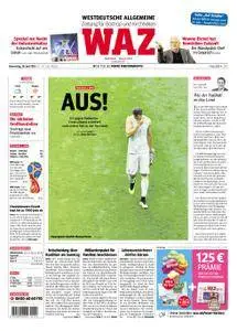 WAZ Westdeutsche Allgemeine Zeitung Bottrop - 28. Juni 2018