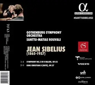 Santtu-Matias Rouvali, Gothenburg Symphony Orchestra - Jean Sibelius: Symphony No.2; King Christian II (2019)