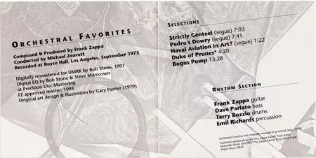 Frank Zappa - Orchestral Favorites (1979) {1995 Ryko Remaster Complete Series}